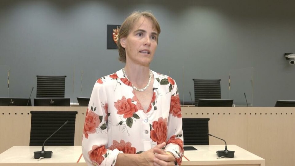 Ina Strømstad er tingrettsdommer i Oslo tingrett og medlem i Dommernes mediegrupppe. Hun forklarer at Anders Breivik blir sittende i fengsel så lenge han regnes som farlig. Foto: Dea Hovet / Faktisk.no.