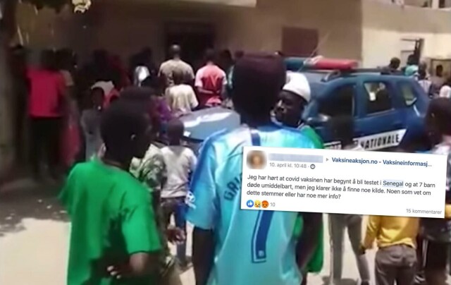 Nei, sju barn har ikke blitt drept av Covid-19-vaksine i Senegal hovedbilde