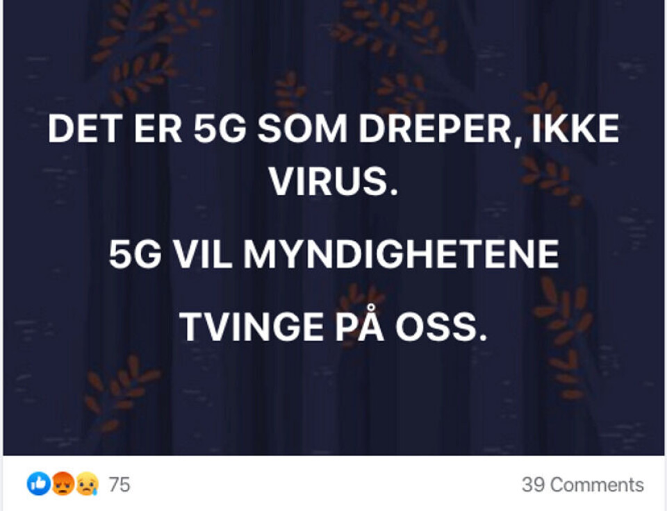 Skjermdump: Facebook-gruppen «Nei til smartmeter med mer»