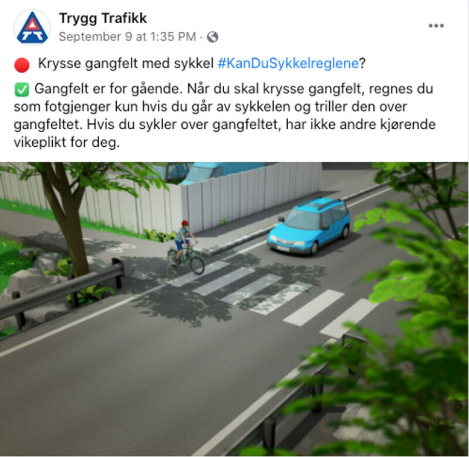 Skjermdump: Facebook