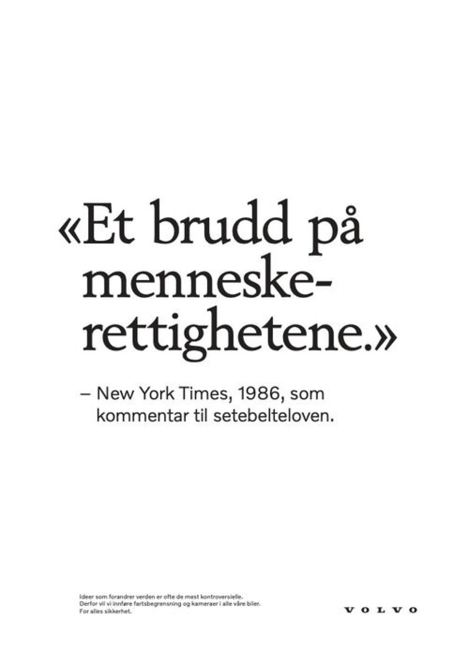 Faksimile: Helsides reklame i Dagens Næringsliv Faksimile: Helsides reklame i Dagens Næringsliv