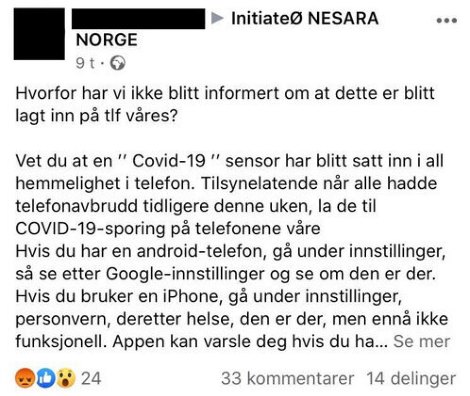 Nei, det er ikke en hemmelig covid-19-sensor i telefonen din