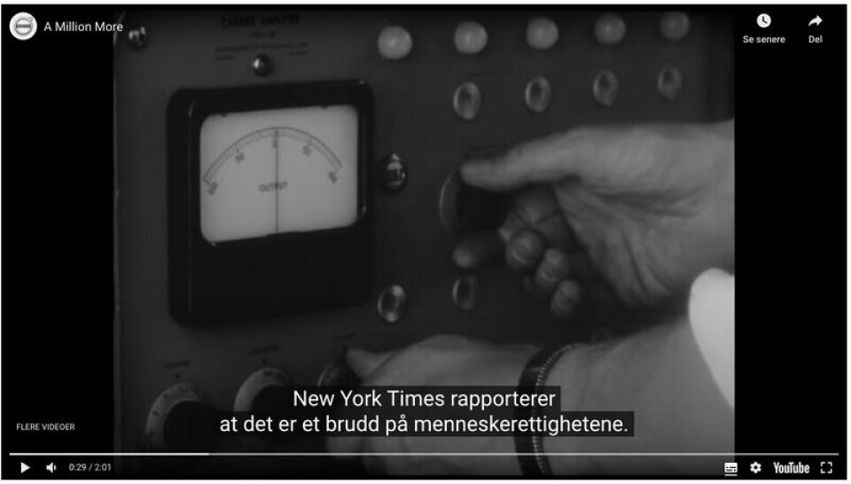 Skjermdump fra video: Volvo / Youtube Skjermdump fra video: Volvo / Youtube