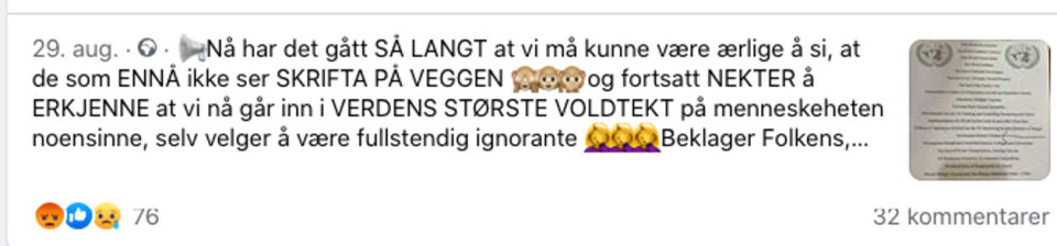 Budskapet om FNs Agenda 21 og Agenda 2030 deles på sosiale medier.