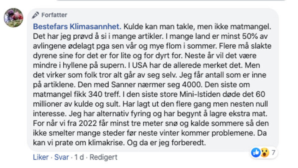 Skjermbilde: Facebook