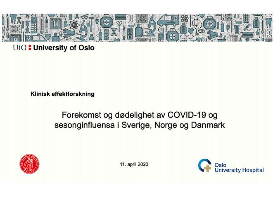 Skjermbilde: Universitetet i Oslo