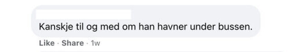 Utdrag fra kommentarfelt under ulike innlegg som omhandler tematikken.