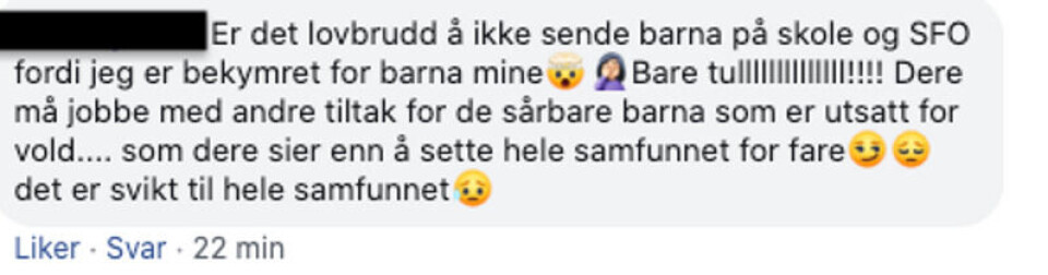 Skjermbilde: Facebook