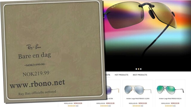 Se opp for solbrillesvindlere hovedbilde
