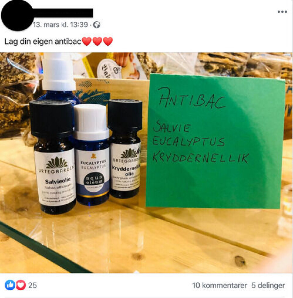 Skjermbilde: Facebook