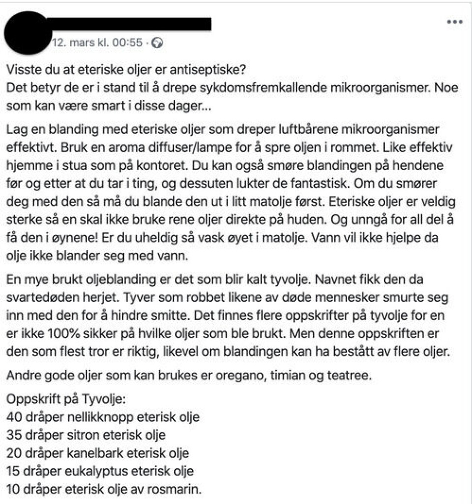 Skjermbilde: Facebook