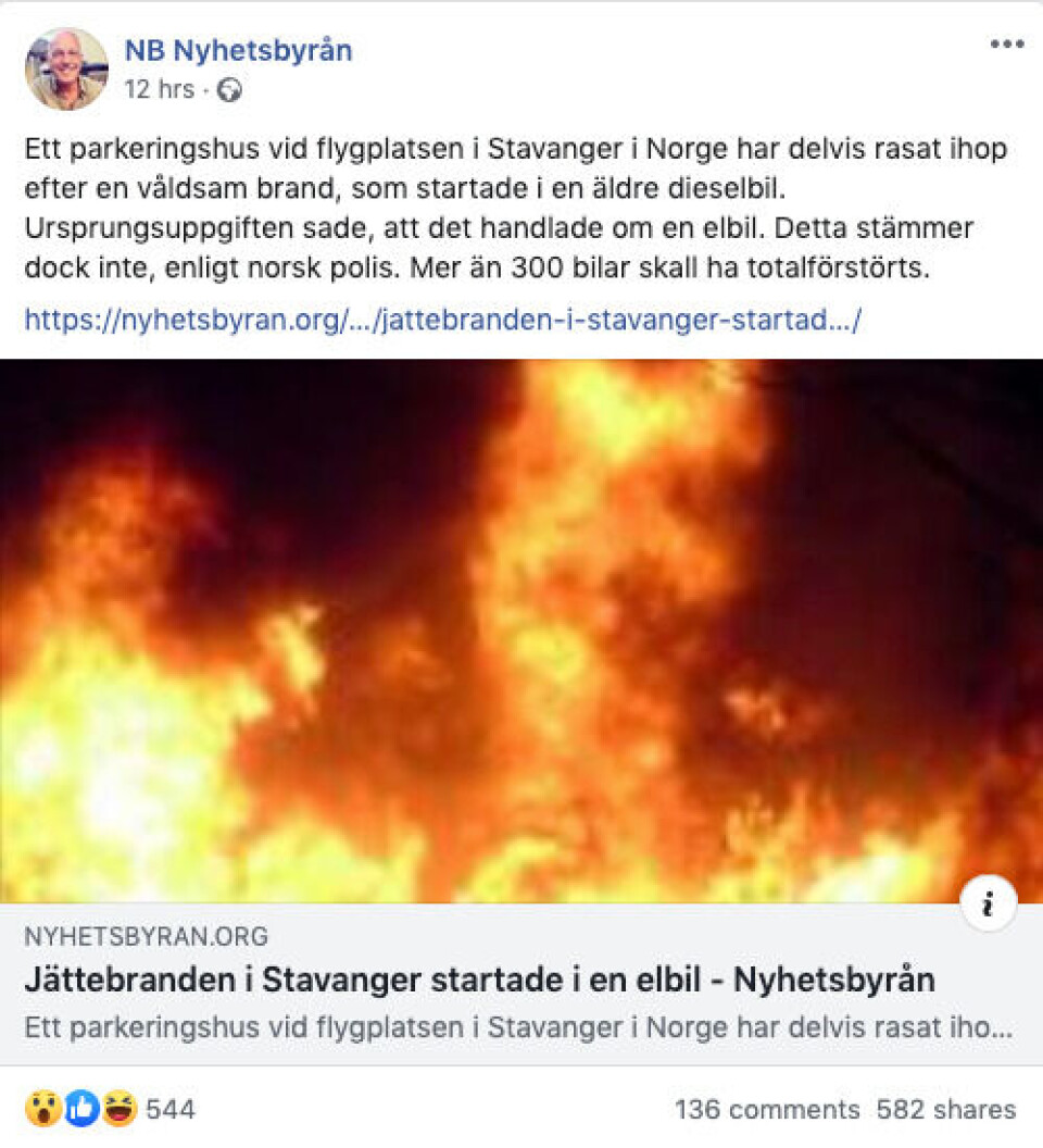 Foto: Skjermbilde / Facebook