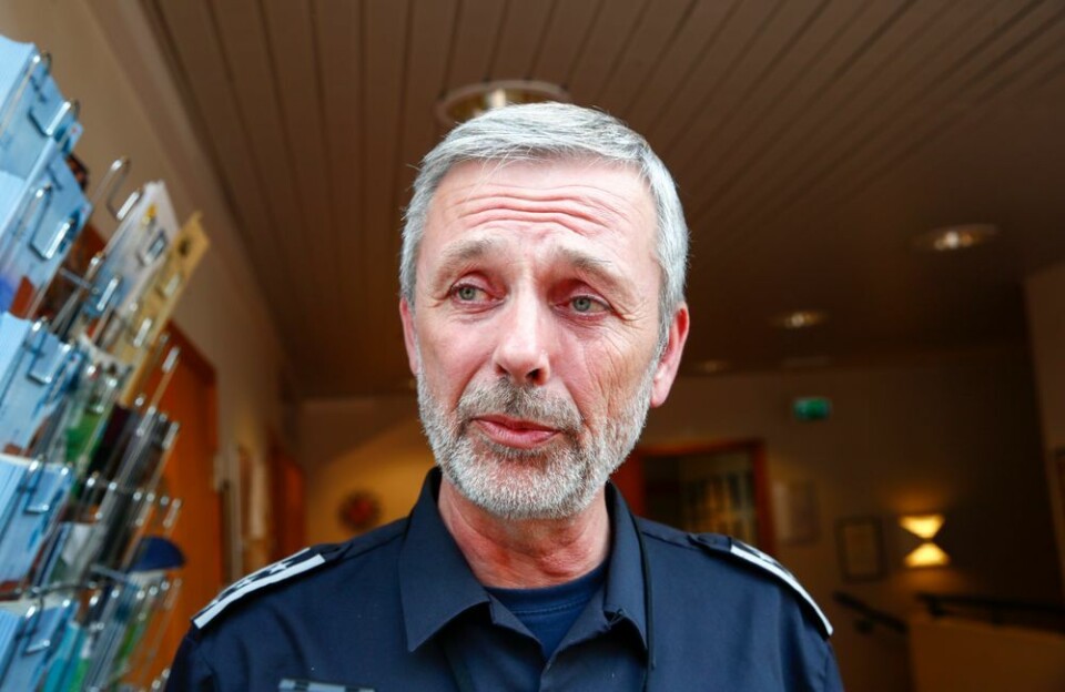 Brann- og redningssjef Nils-Erik Haagenrud kan ikke bekrefte at ingen elbilbatterier tok fyr under brannen. Terje Pedersen / NTB Scanpix Brann- og redningssjef Nils-Erik Haagenrud kan ikke bekrefte at ingen elbilbatterier tok fyr under brannen.