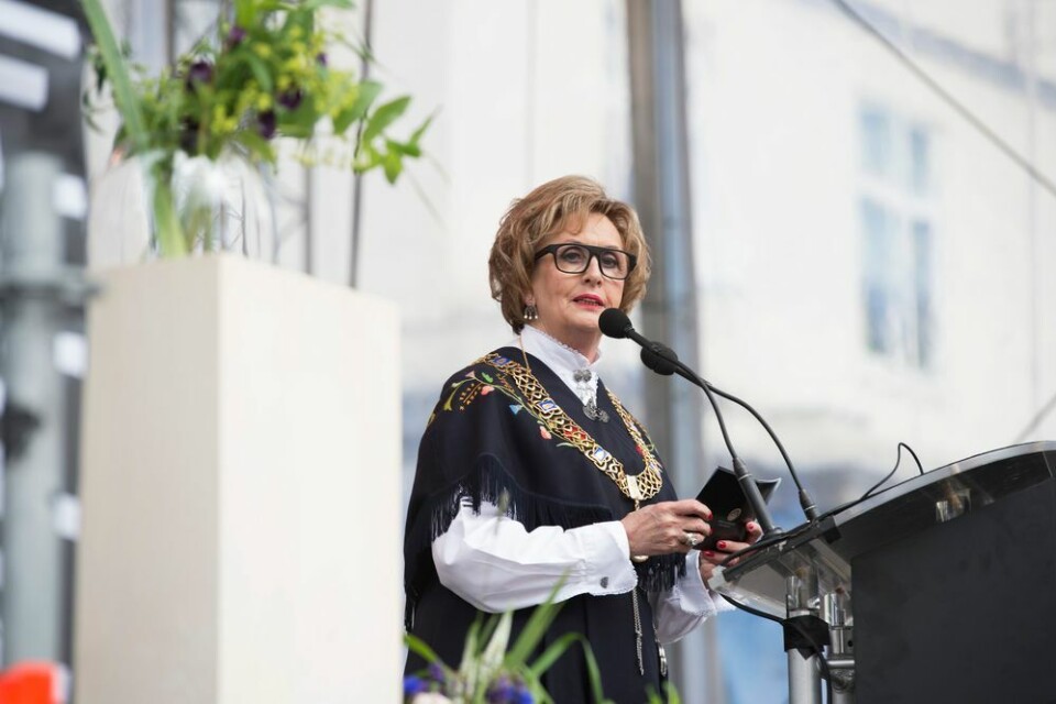 Trude Drevland (H) var ordfører i Bergen både da eiendomsskatten ble fjernet i 2012, og da den ble gjeninnført i 2014. Foto: Marit Hommedal / NTB scanpix. Trude Drevland (H) var ordfører i Bergen både da eiendomsskatten ble fjernet i 2012, og da den ble gjeninnført i 2014.