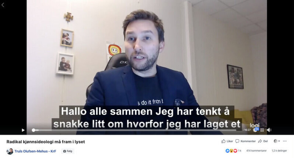 Skjermbilde: Facebook