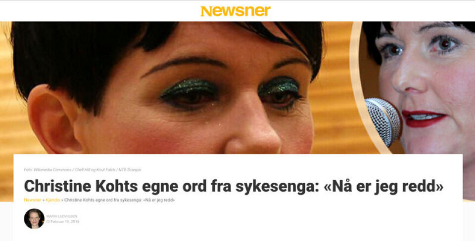 Newsner hadde Norges 8. mest virale sak i 2019. Skjermbilde fra no.newsner.com. Newsner hadde Norges 8. mest virale sak i 2019.