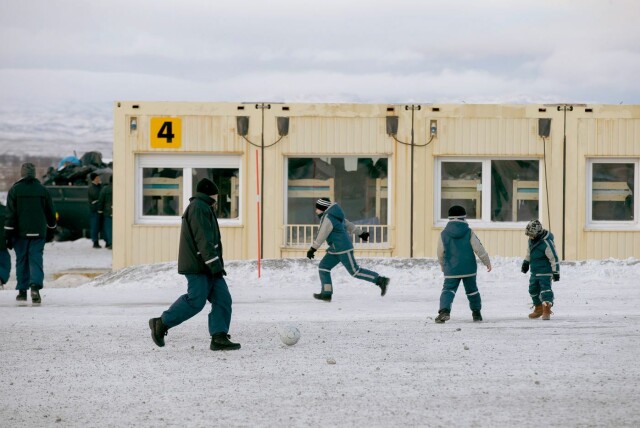 Ankomstsenteret for flyktninger i Kirkenes. Foto: Cornelius Poppe / NTB scanpix Ankomstsenteret for flyktninger i Kirkenes.