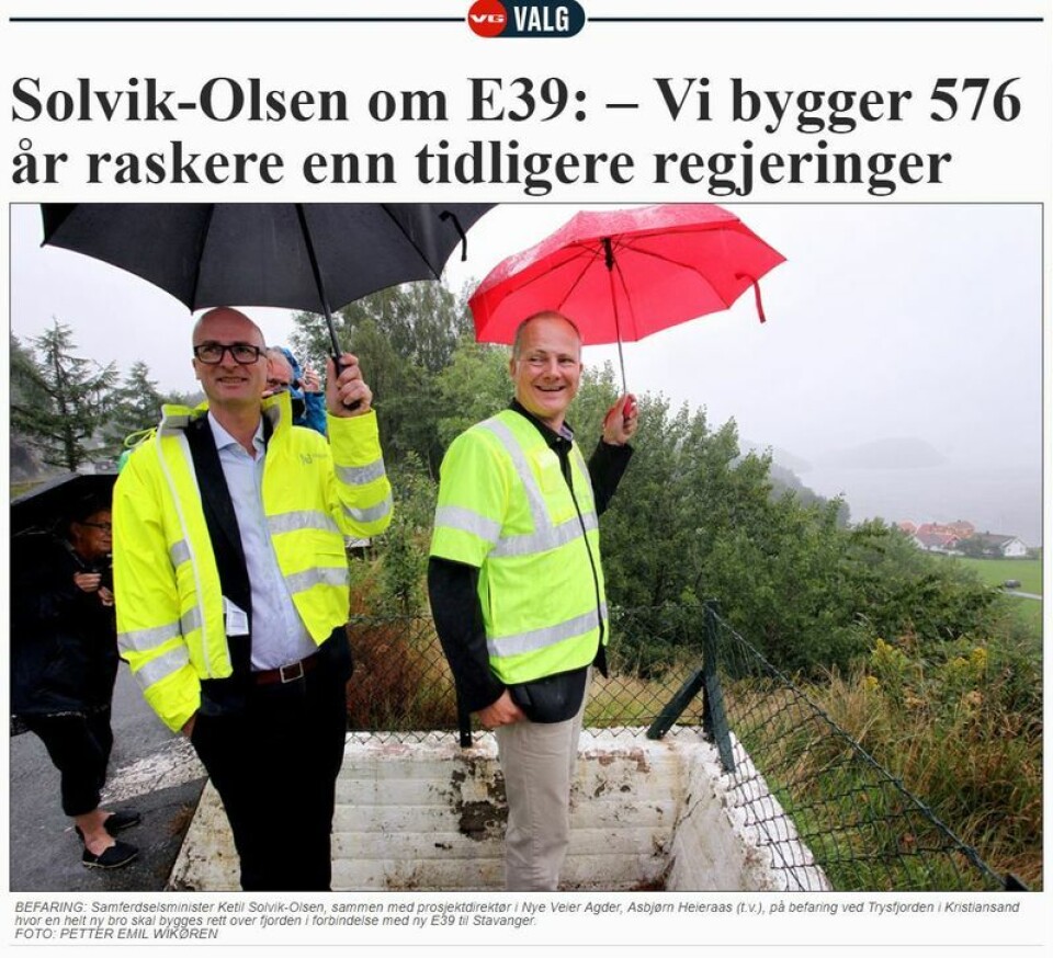 Faksimile: VG.no, 7.8.2017