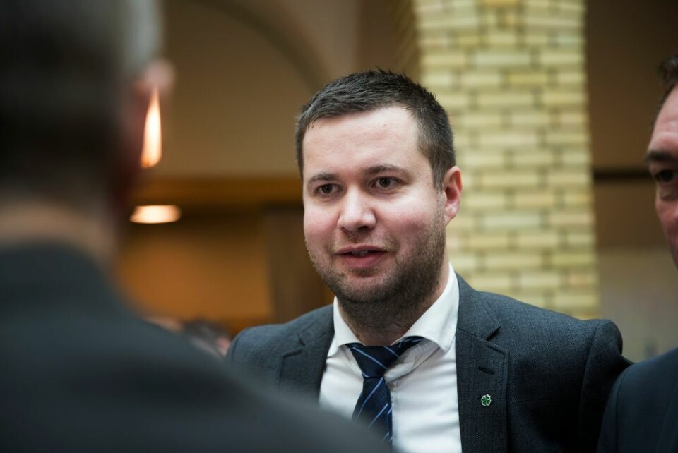 Leiar i næringskomiteen, Geir Pollestad (Sp). Foto: Berit Roald / NTB scanpix. Leiar i næringskomiteen, Geir Pollestad (Sp).