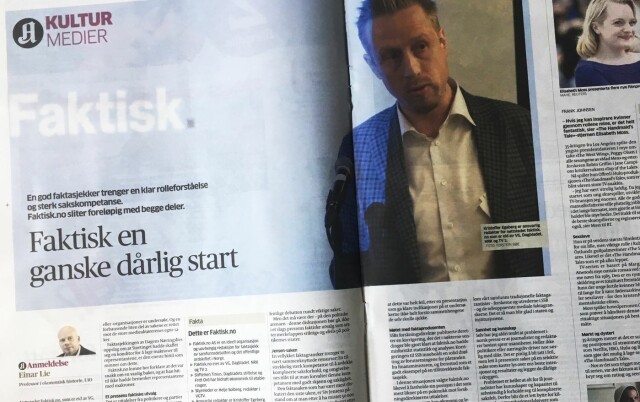 Faksimile: Aftenposten onsdag 12. juli 2017 hovedbilde