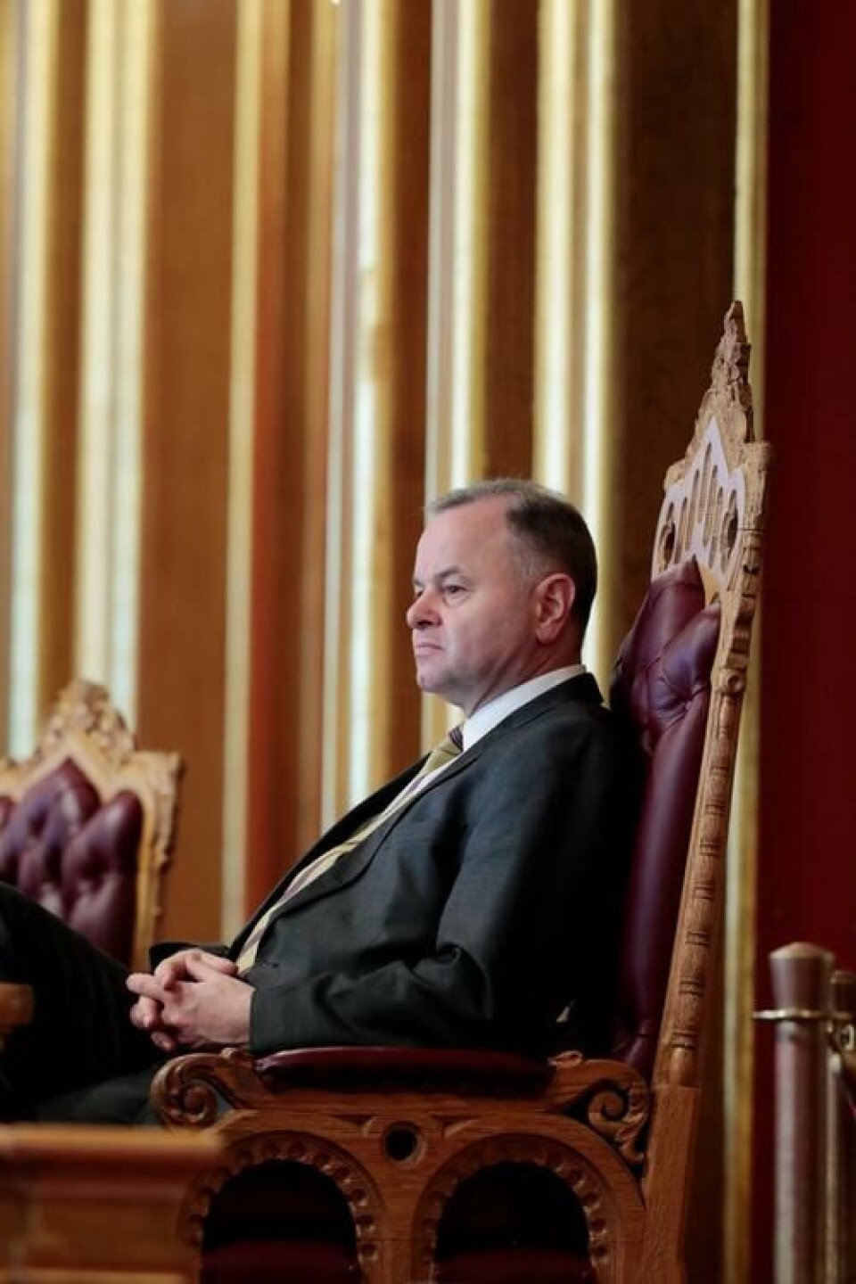 Stortingspresident Olemic Thommessen (H). Foto: Lise Åserud / NTB scanpix. Stortingspresident Olemic Thommessen (H).