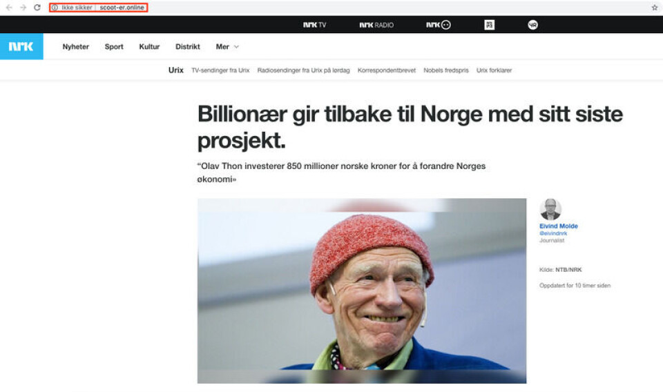 Nei, Olav Thon har ikke investert i bitcoin