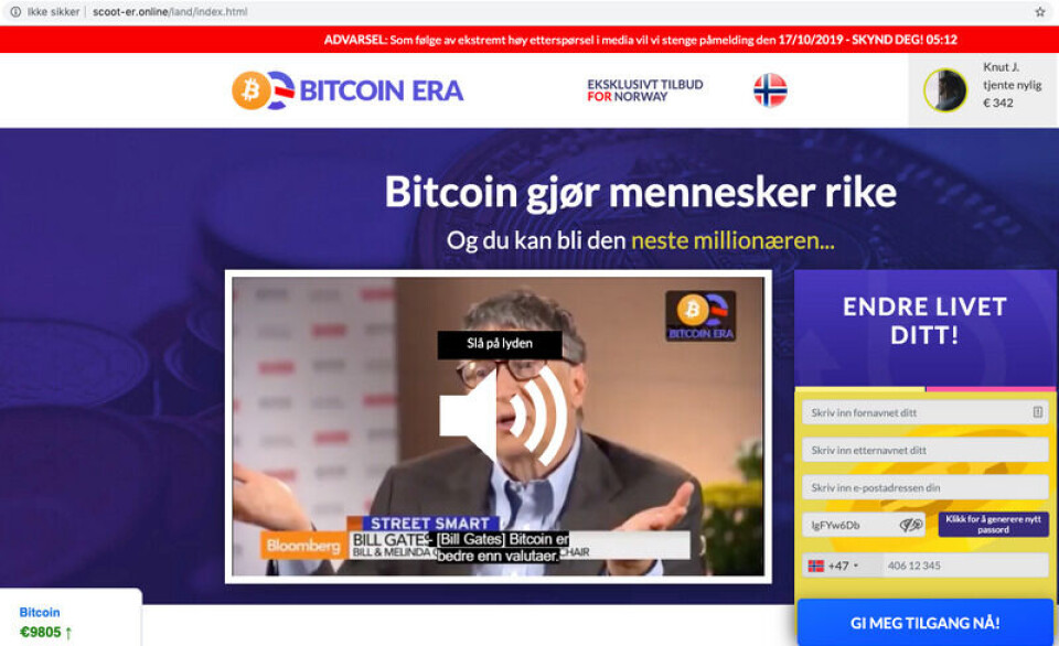 Nei, Olav Thon har ikke investert i bitcoin