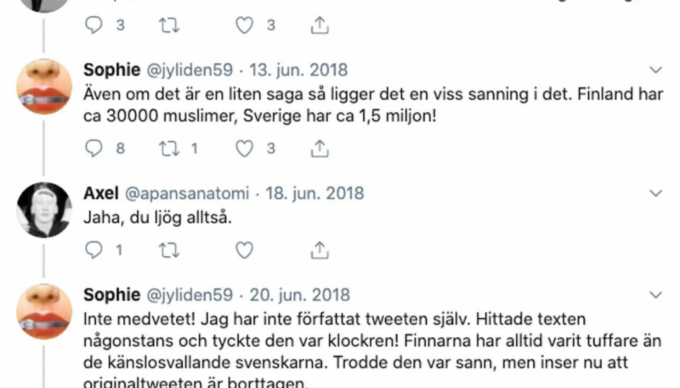 Oppdiktet historie om moskeer i Finland og kirker i Saudi-Arabia