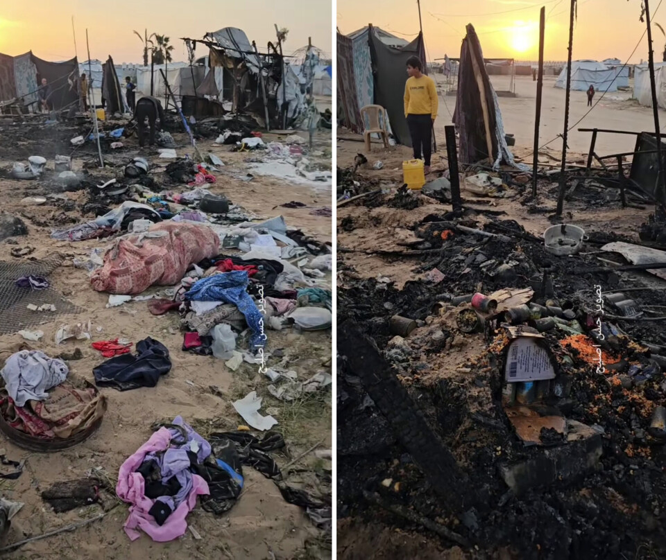 Skjermbilder fra videoen.