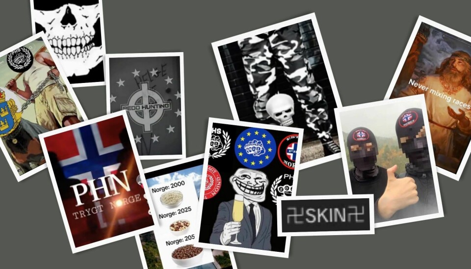 Dette er noen av eksemplene på symbol som går igjen i videoene på TikTok.