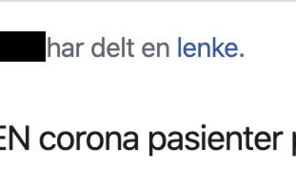 Video om tomme korona-sykehus er ikke riktig