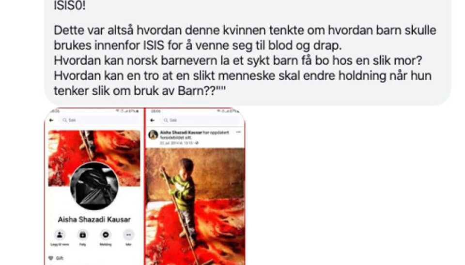 Dette bildet viser ikke et barn som vasker vekk blod etter en «islamistisk halshogging»