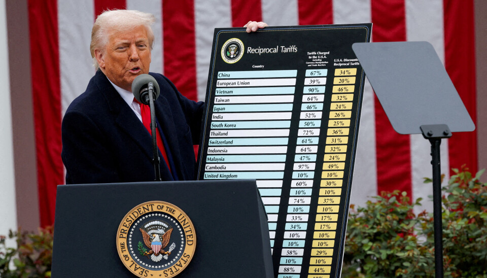 2. april, under Liberation Day-talen i Rose Garden ved Det hvite hus, kunngjorde Donald J. Trump at han innførte gjenytelsestoll/straffetoll for 57 land.