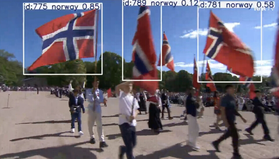 Faktisk.no har ved bruk av maskinlæring sett på hvilke nasjonale flagg som ble brukt i barnetoget i Oslo sentrum, basert på NRKs sending.