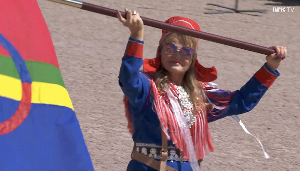 Flere bar det samiske flagget i barnetoget i Oslo på 17. mai. Det samiske flagget er sammen med FN-flagget nevnt som alternative flagg å bære. Maskinlæringsmodellen har ikke detektert samiske flagg eller FN-flagg, kun nasjonale flagg.