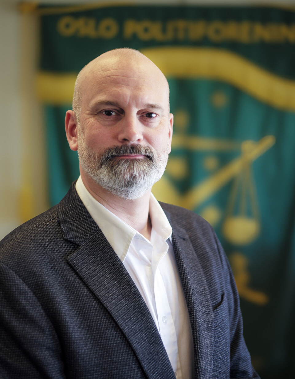 Svend Bjelland, leder av Oslo politiforening, er ikke enig i at det er mer politi på gata nå.