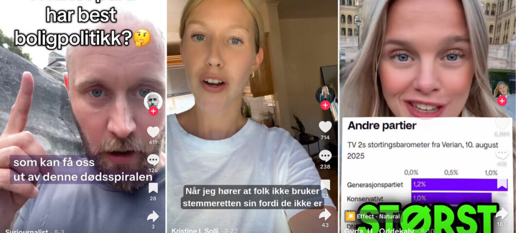 TikTok-analyse: Etablerte politikere får mest kjeft
