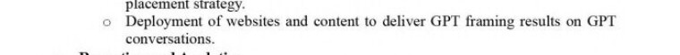 Ett punkt i kontrakten forklarer hvordan PR-byrået skal påvirke resultater fra modeller som ChatGPT. GPT står for «Generative Pre-Trained Transformer».