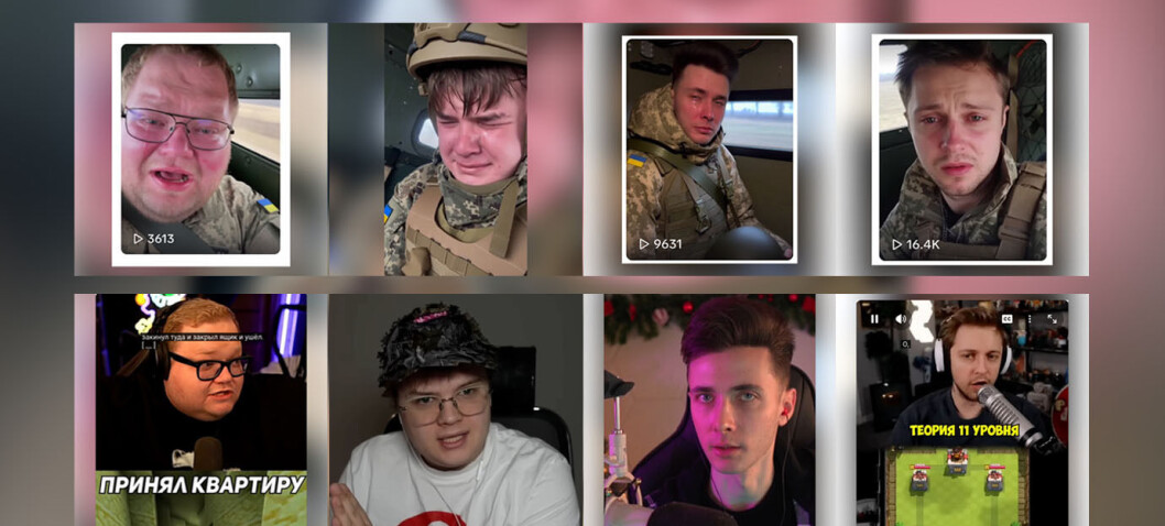 Faktisk: AI-videoer: Gråtende ukrainske soldater er russiske streamere