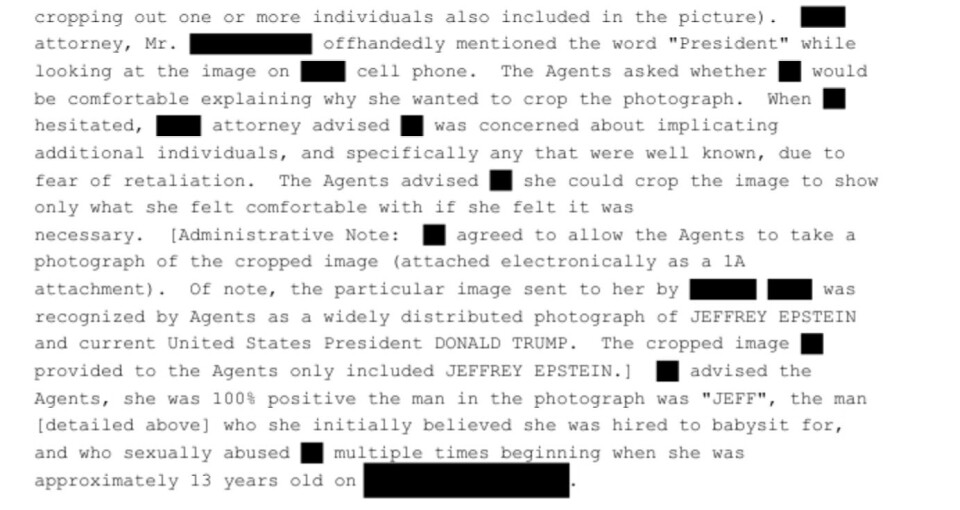 Trump og de manglende Epstein-filene