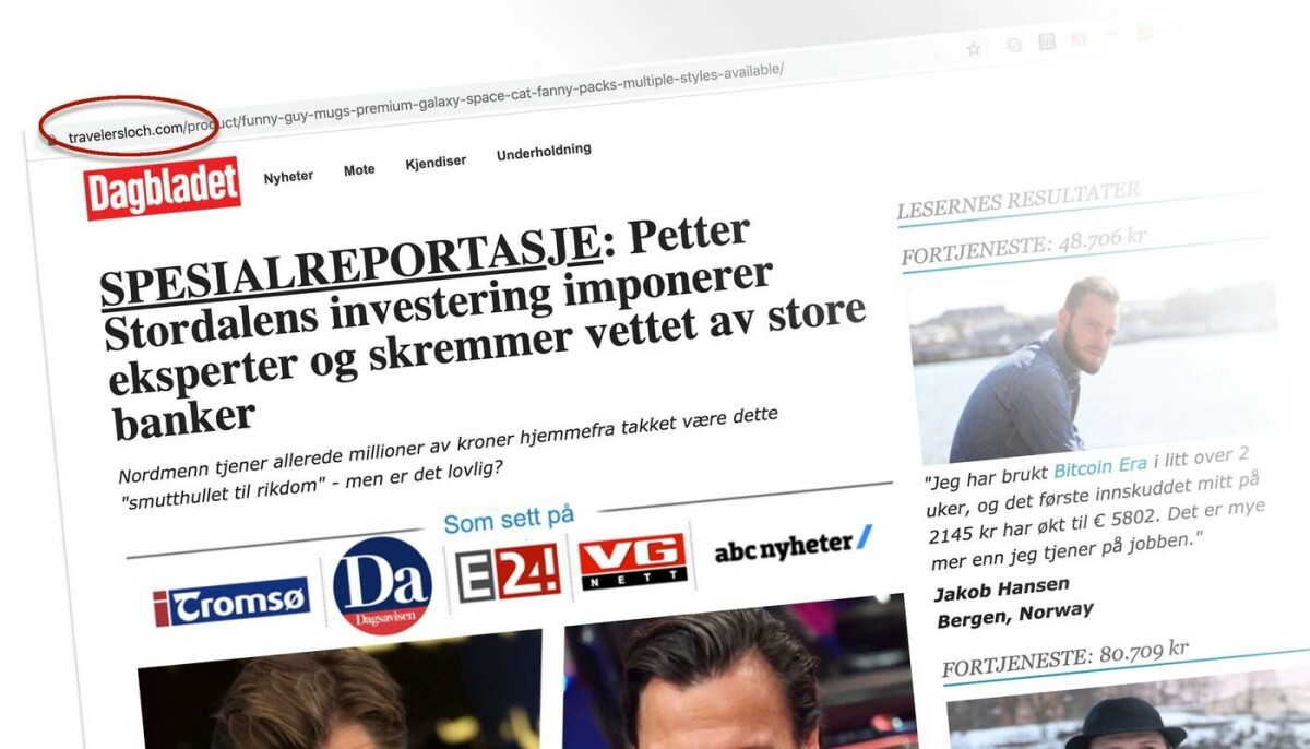 Se opp for Bitcoin-svindlere!.